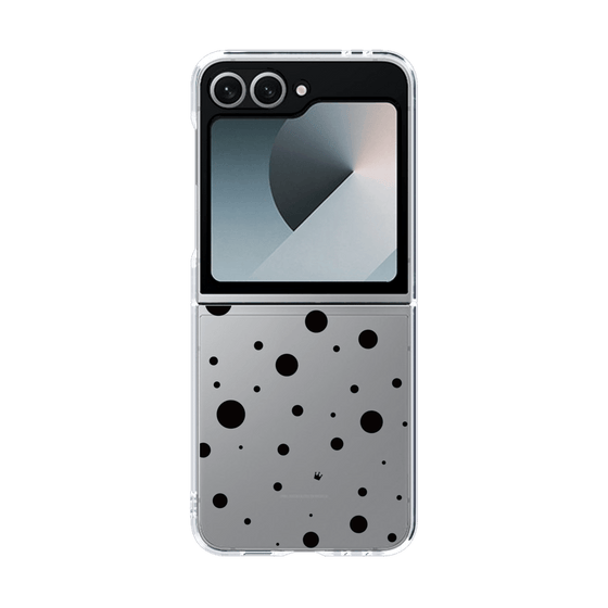 クリアケース［ Dippin dots Black - ディッピンドッツ ブラック ］