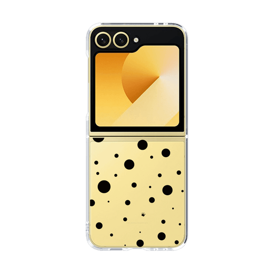 クリアケース［ Dippin dots Black - ディッピンドッツ ブラック ］