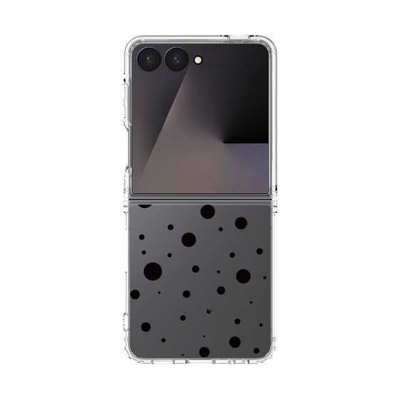 クリアケース［ Dippin dots Black - ディッピンドッツ ブラック ］