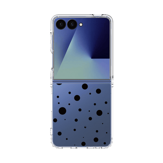 クリアケース［ Dippin dots Black - ディッピンドッツ ブラック ］