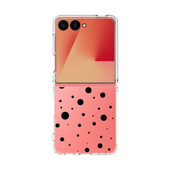 クリアケース［ Dippin dots Black - ディッピンドッツ ブラック ］