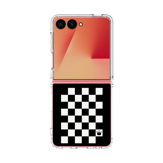 クリアケース［ Racing checkered flag - レーシングチェッカーフラッグ ］