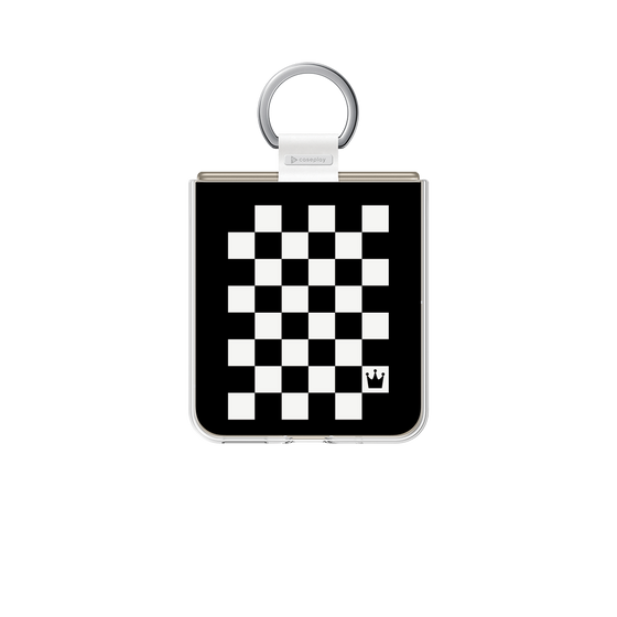 クリアケース［ Racing checkered flag - レーシングチェッカーフラッグ ］