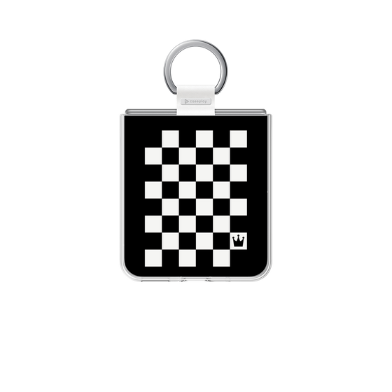 クリアケース［ Racing checkered flag - レーシングチェッカーフラッグ ］