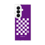 クリアケース［ Racing checkered flag Purple - レーシングチェッカーフラッグ パープル ］