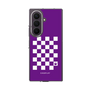クリアケース［ Racing checkered flag Purple - レーシングチェッカーフラッグ パープル ］