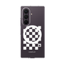 クリアケース［ Racing checkered flag White - レーシングチェッカーフラッグ ホワイト ］