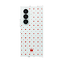 クリアケース［ CASEPLAY Crown dots Red - ケースプレイ・クラウン・ドッツ レッド ］