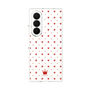 クリアケース［ CASEPLAY Crown dots Red - ケースプレイ・クラウン・ドッツ レッド ］