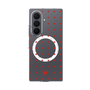 クリアケース［ CASEPLAY Crown dots Red - ケースプレイ・クラウン・ドッツ レッド ］