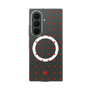 クリアケース［ CASEPLAY Crown dots Red - ケースプレイ・クラウン・ドッツ レッド ］