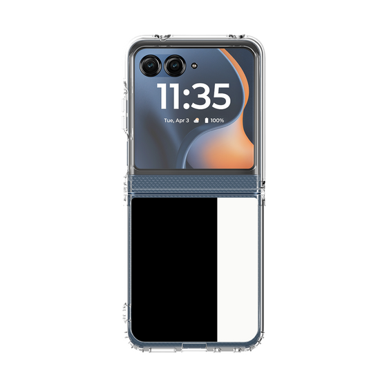 クリアケース［ CASEPLAY Bi-Colors Black & White - ケースプレイ・バイカラー ブラック＆ホワイト ］