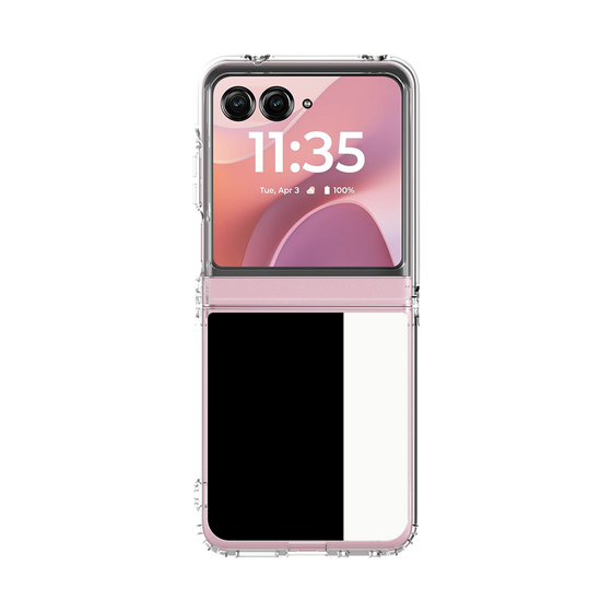 クリアケース［ CASEPLAY Bi-Colors Black & White - ケースプレイ・バイカラー ブラック＆ホワイト ］