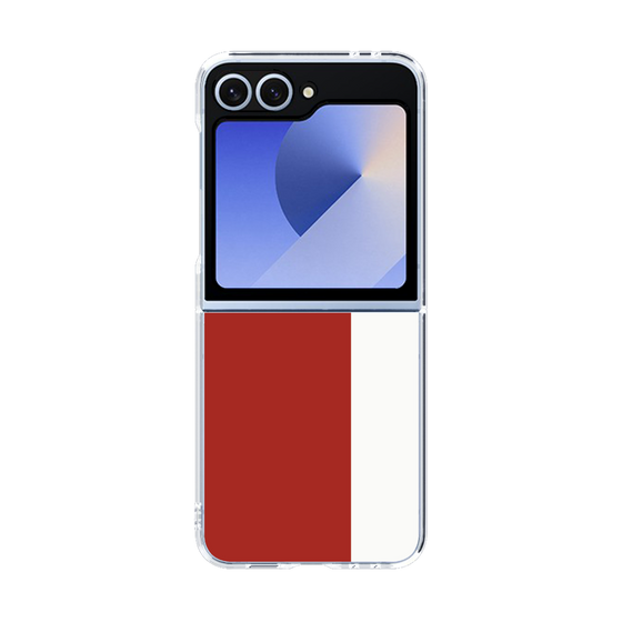 クリアケース［ CASEPLAY Bi-Colors Red & White - ケースプレイ・バイカラー レッド＆ホワイト ］