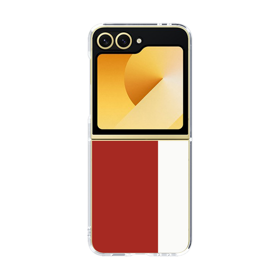 クリアケース［ CASEPLAY Bi-Colors Red & White - ケースプレイ・バイカラー レッド＆ホワイト ］