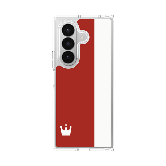 クリアケース［ CASEPLAY Bi-Colors Red & White - ケースプレイ・バイカラー レッド＆ホワイト ］