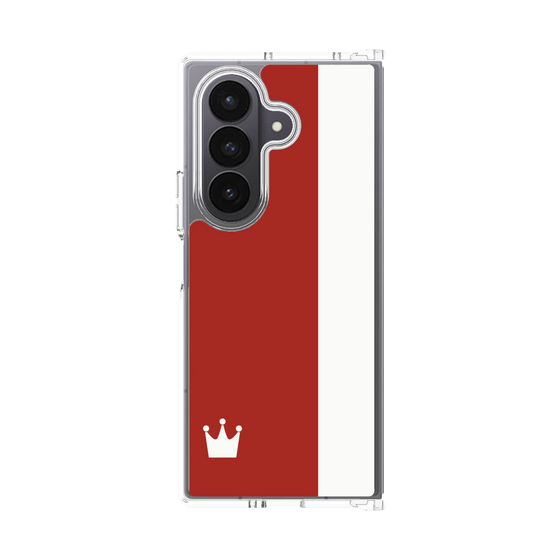 クリアケース［ CASEPLAY Bi-Colors Red & White - ケースプレイ・バイカラー レッド＆ホワイト ］