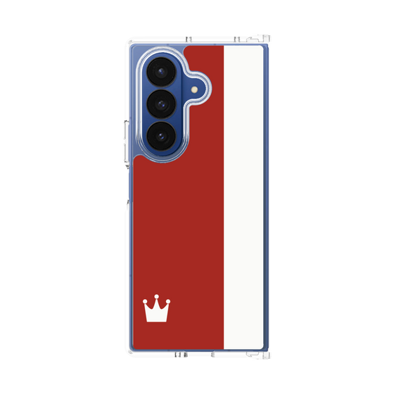 クリアケース［ CASEPLAY Bi-Colors Red & White - ケースプレイ・バイカラー レッド＆ホワイト ］
