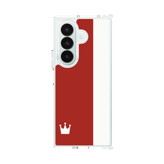 クリアケース［ CASEPLAY Bi-Colors Red & White - ケースプレイ・バイカラー レッド＆ホワイト ］