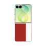 クリアケース［ CASEPLAY Bi-Colors Red & White - ケースプレイ・バイカラー レッド＆ホワイト ］