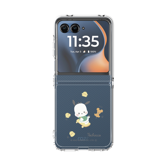 クリアケース［ ポチャッコ - むきゅむきゅ - スケートボード ］