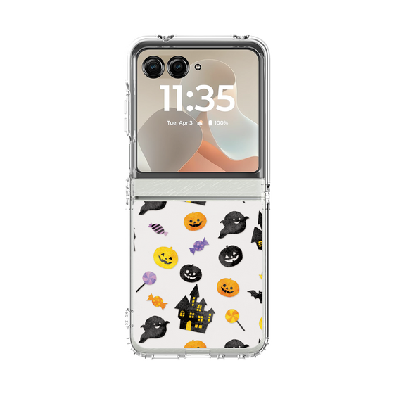 クリアケース［ Halloween Party - White ］