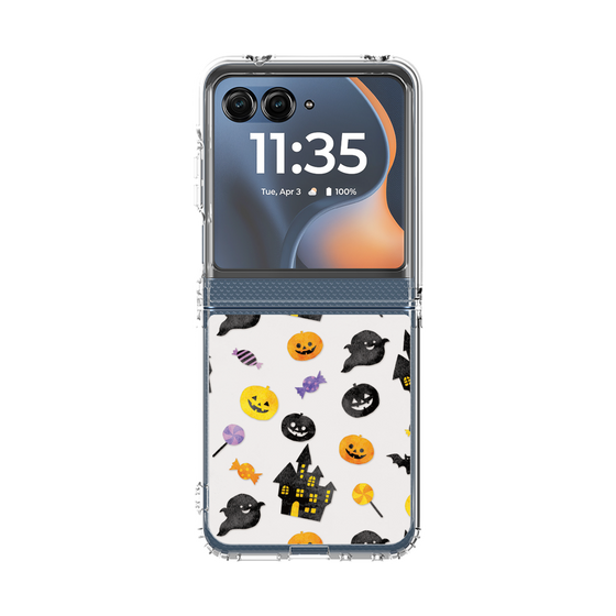 クリアケース［ Halloween Party - White ］
