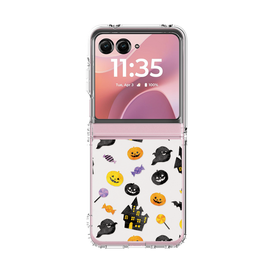 クリアケース［ Halloween Party - White ］