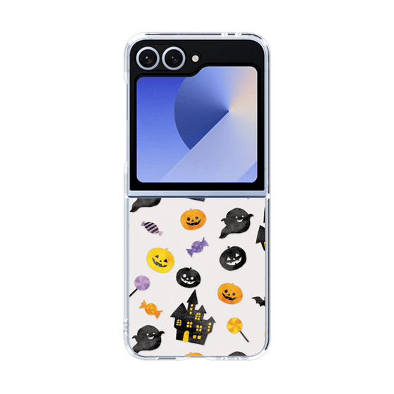 クリアケース［ Halloween Party - White ］