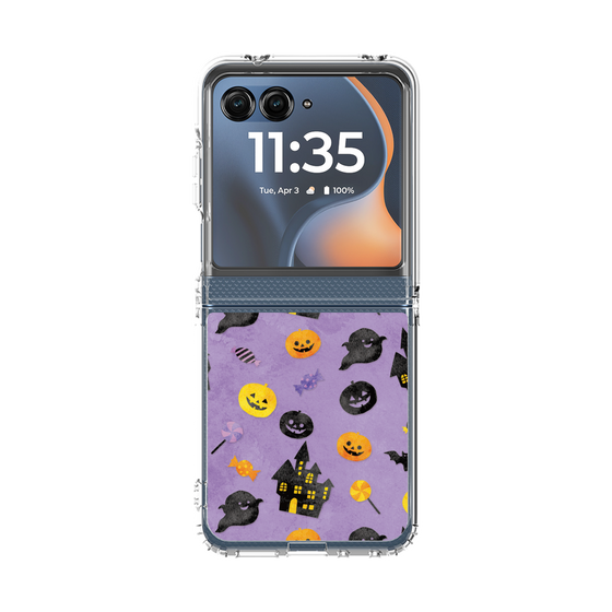 クリアケース［ Halloween Party - Purple ］