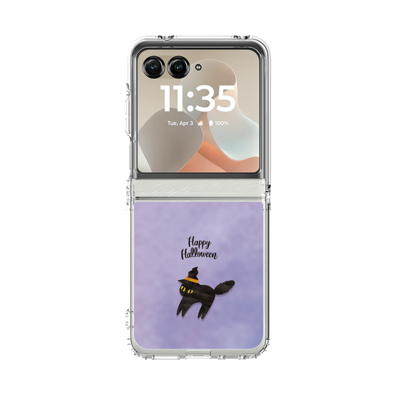 クリアケース［ Happy Halloween - Black cat ］