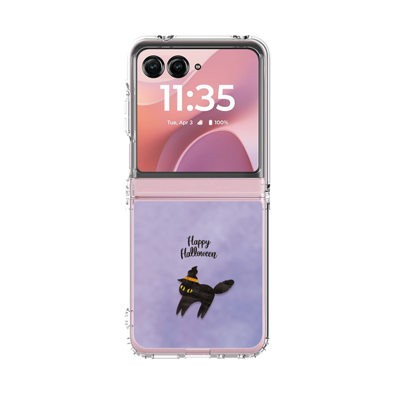 クリアケース［ Happy Halloween - Black cat ］