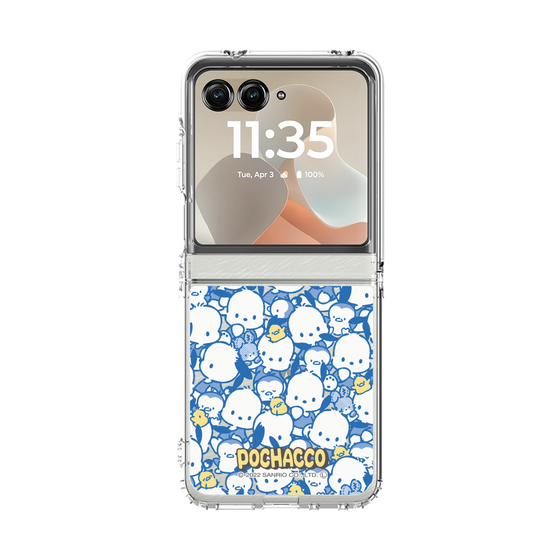 クリアケース［ ポチャッコ - うしろうしろ - お友だちいっぱい ］