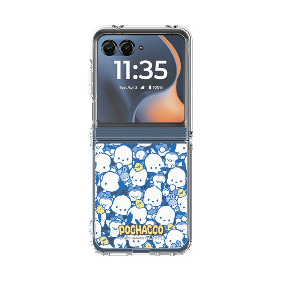 クリアケース［ ポチャッコ - うしろうしろ - お友だちいっぱい ］