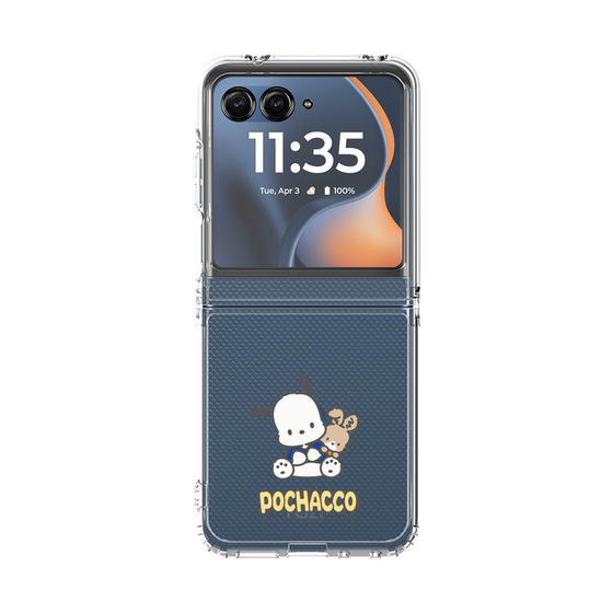 クリアケース［ ポチャッコ - うしろうしろ - ラビと一緒 ］