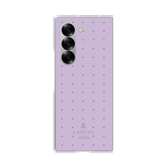 クリアケース［ LANVIN en Bleu Tiny dots Purple - ランバン ドット パープル ］