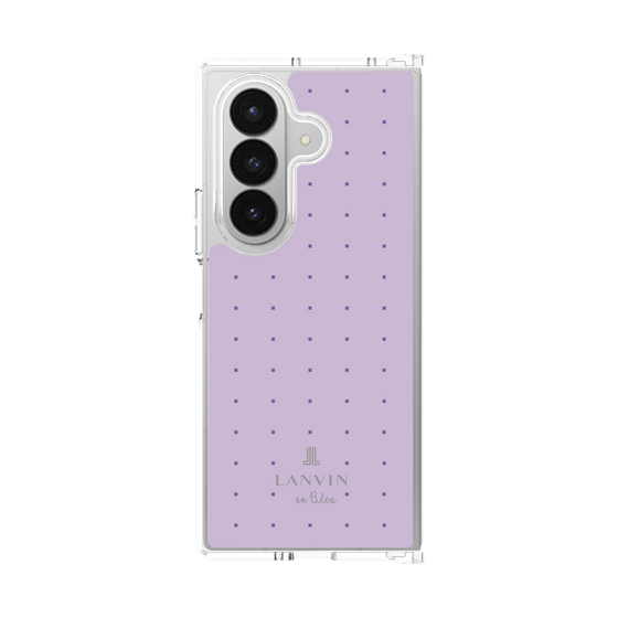 クリアケース［ LANVIN en Bleu Tiny dots Purple - ランバン ドット パープル ］