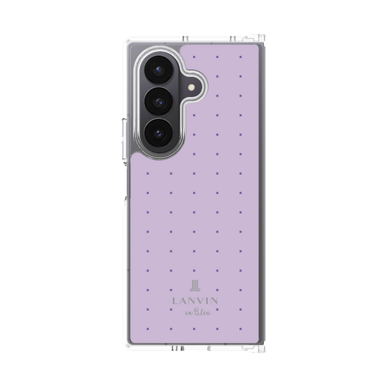 クリアケース［ LANVIN en Bleu Tiny dots Purple - ランバン ドット パープル ］