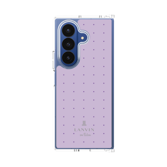 クリアケース［ LANVIN en Bleu Tiny dots Purple - ランバン ドット パープル ］