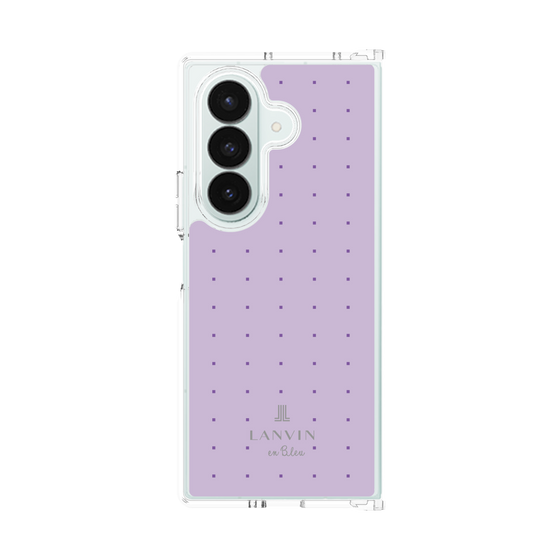 クリアケース［ LANVIN en Bleu Tiny dots Purple - ランバン ドット パープル ］