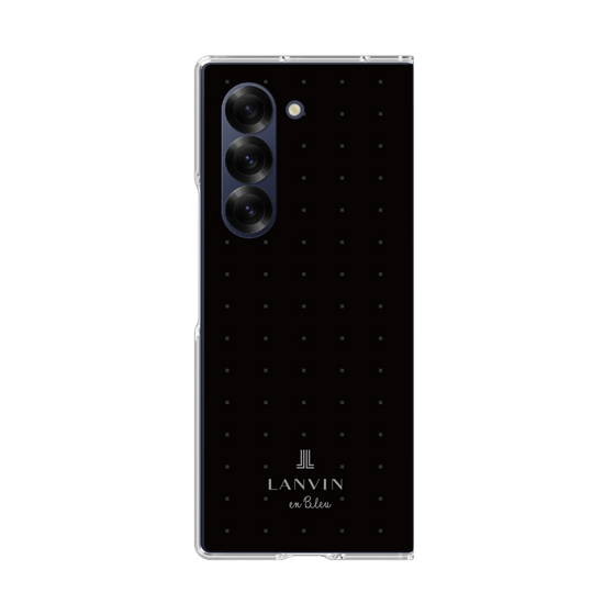 クリアケース［ LANVIN en Bleu Tiny dots Black - ランバン ドット ブラック ］