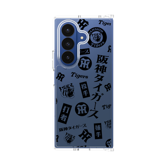クリアケース［ 阪神タイガース - レトロ風デザインパターン ］