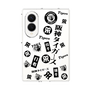 クリアケース［ 阪神タイガース - レトロ風デザインパターン ］