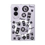 クリアケース［ 阪神タイガース - レトロ風デザインパターン ］