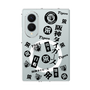 クリアケース［ 阪神タイガース - レトロ風デザインパターン ］