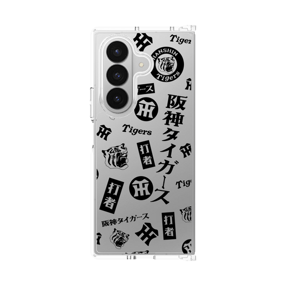 クリアケース［ 阪神タイガース - レトロ風デザインパターン - 打者 ］