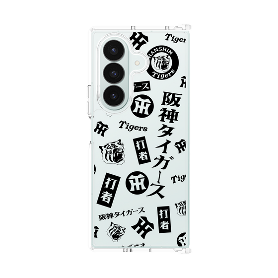 クリアケース［ 阪神タイガース - レトロ風デザインパターン - 打者 ］