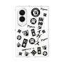 クリアケース［ 阪神タイガース - レトロ風デザインパターン - 打者 ］