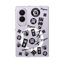 クリアケース［ 阪神タイガース - レトロ風デザインパターン - 捕手 ］