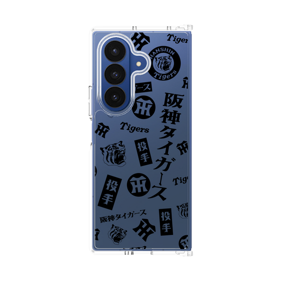 クリアケース［ 阪神タイガース - レトロ風デザインパターン - 投手 ］